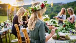 JGA, Workshops, Blumen Workshop, Junggesellinnenabschied