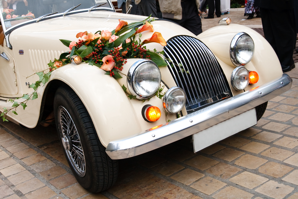 Hochzeit, Autoschmuck