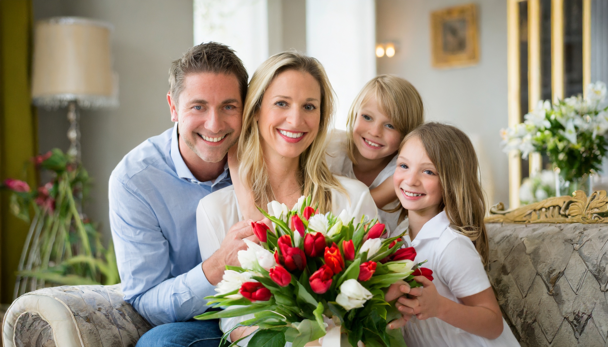 Muttertag Blumen Bouquet, Frankfurt, online bestellen
