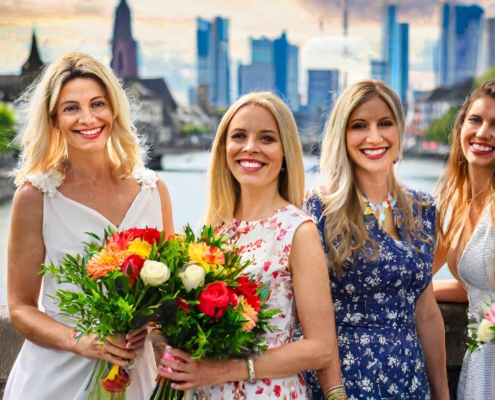 Weltfrauentag, Büro, Mitarbeiterinnen, Ideen, Blumen
