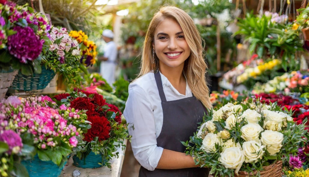 Kronberg Wochenmarkt Blumen Meister