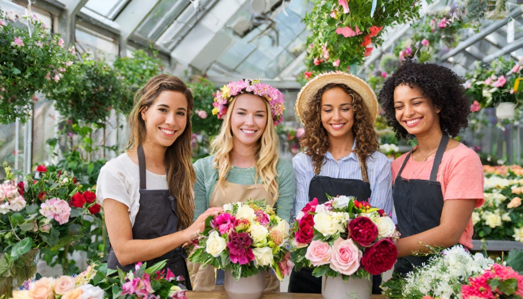 junggesellinnenabschied-frankfurt-blumenkranz-workshop